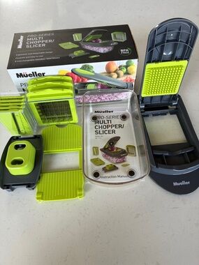 Mueller Pro-Series Multi Chopper & Slicer - Lime Green